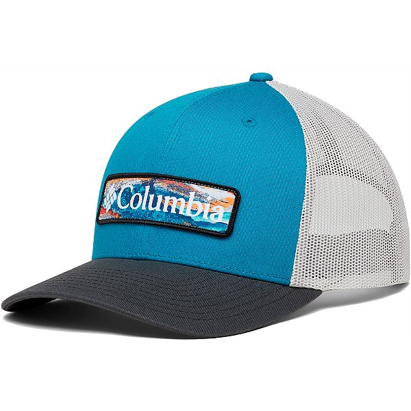 Boné Columbia Aba Curva Mesh Strapback Azul