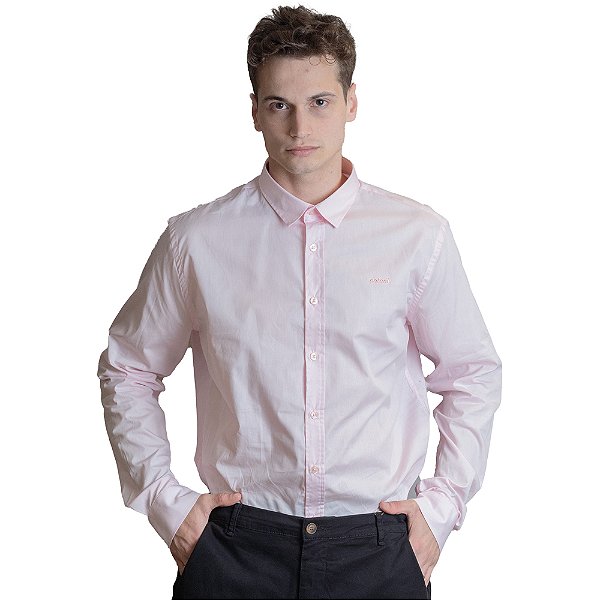 Camisa Colcci Classic Rosa Masculino