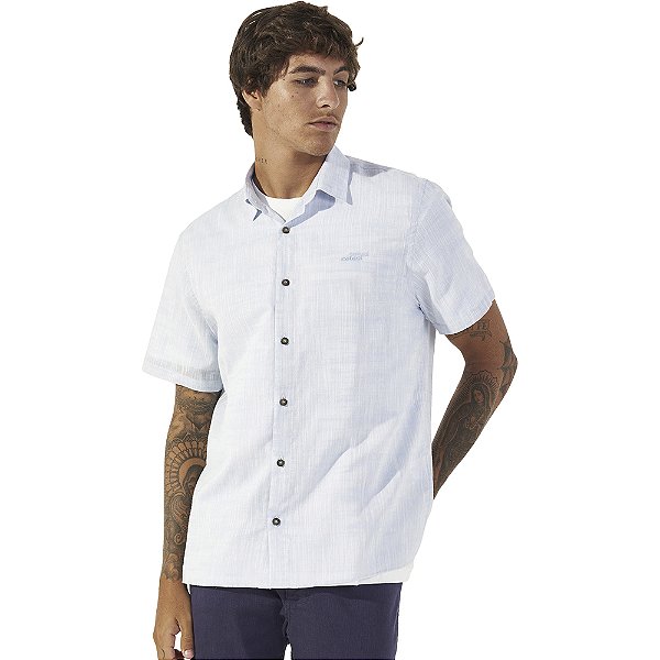 Camisa Colcci Relax P23 Azul Claro Masculino