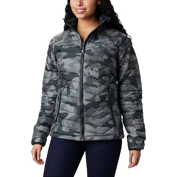 Jaqueta Columbia Powder Lite Camo Feminina