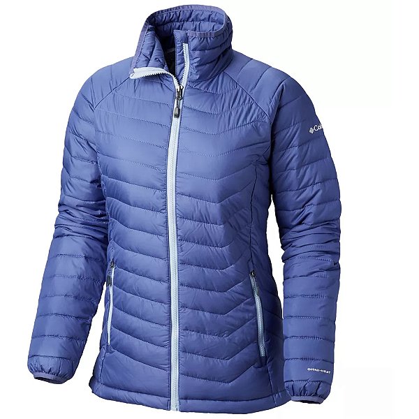 Jaqueta Columbia Powder Lite Azul Feminina