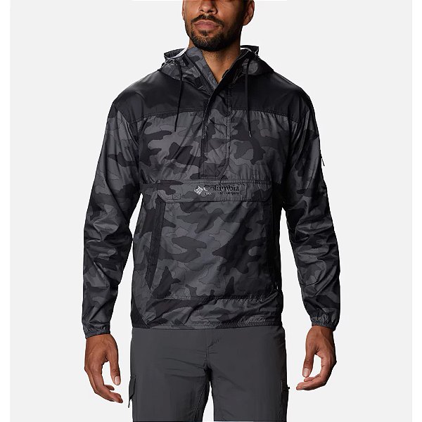 Jaqueta Columbia Challenger Windbreaker Preto Masculino