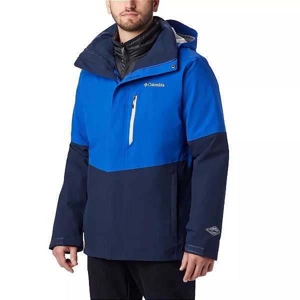 Jaqueta Columbia Wild Interchange Azul Masculina
