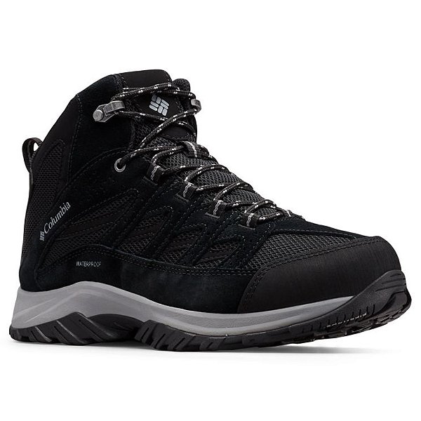 Bota Columbia Crestwood Mid Waterproof Preta Masculina