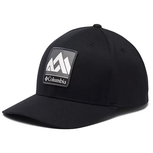 Boné Columbia Aba Curva Trail Essential Snapback Preto