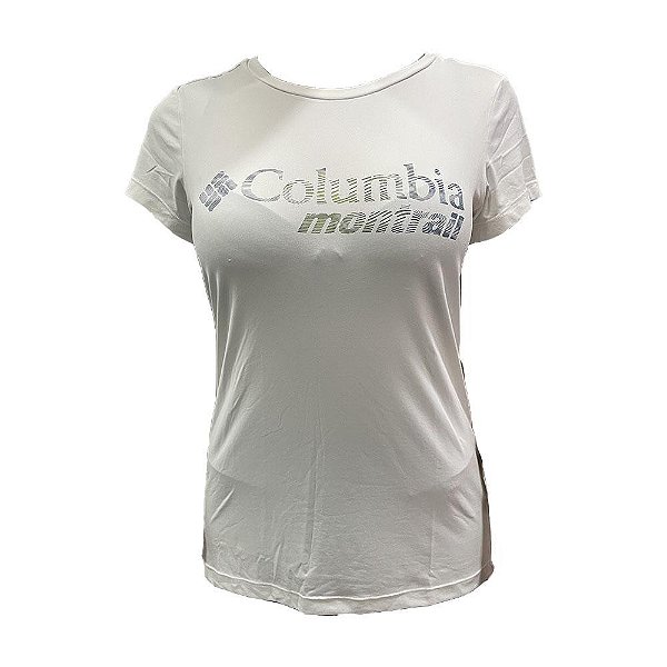 Camiseta Columbia Neblina Montrail Branco Feminino