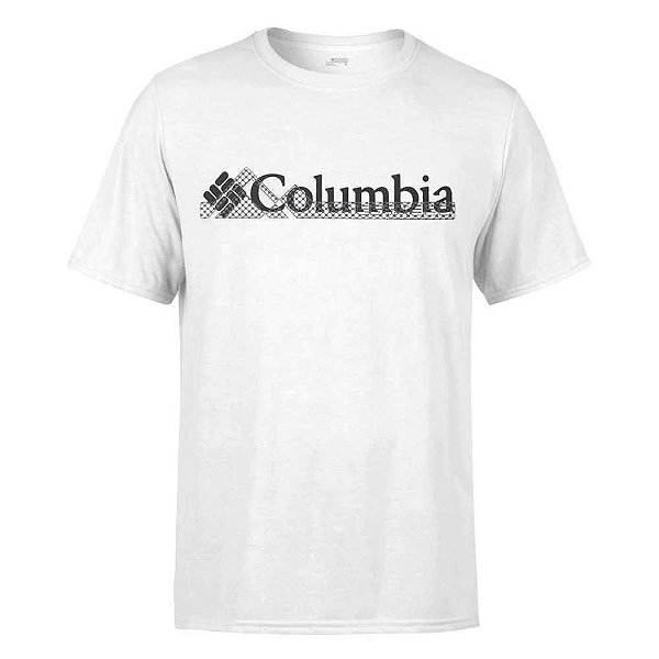 Camiseta Columbia Tech Trail Graphic Branco Masculino