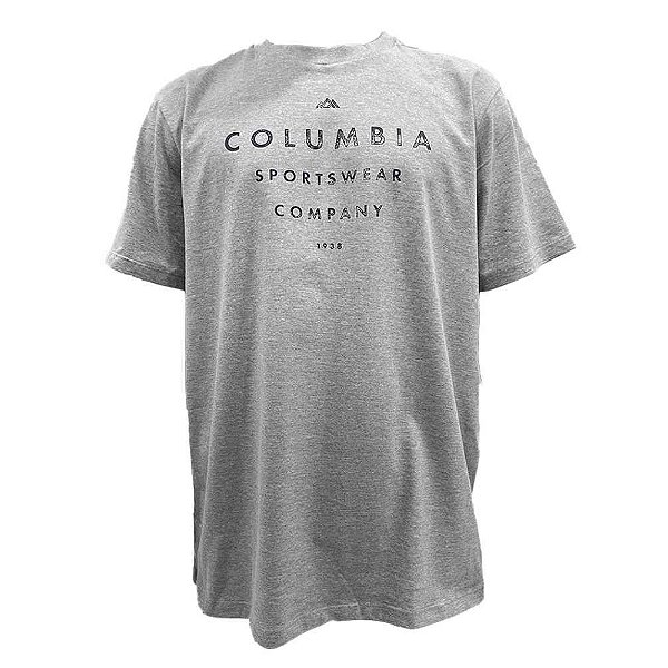 Camiseta Columbia Path Lake Graphic Cinza Masculino
