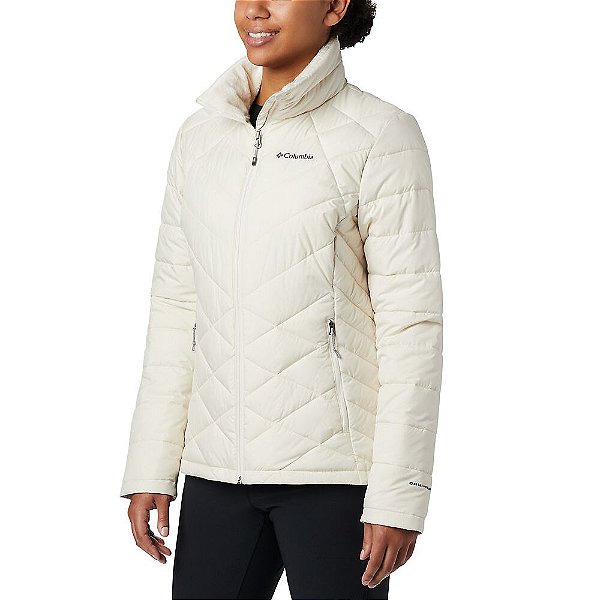 Jaqueta Columbia Heavenly Off-White Feminina