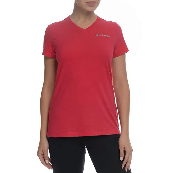 Camiseta Columbia Basic Rosa Feminino
