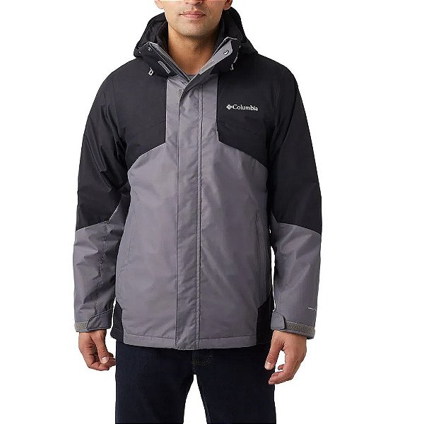 Jaqueta Columbia Bugaboo II Fleece Interchange Cinza Masculina