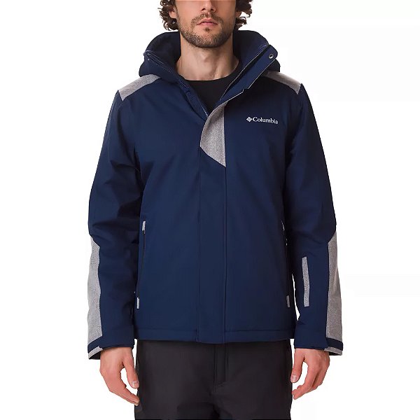 Jaqueta Columbia Pala Peak Azul Marinho Masculina