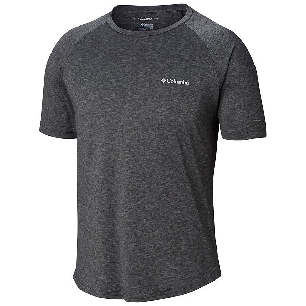 Camiseta Columbia Tech Trail II Crew - Preta
