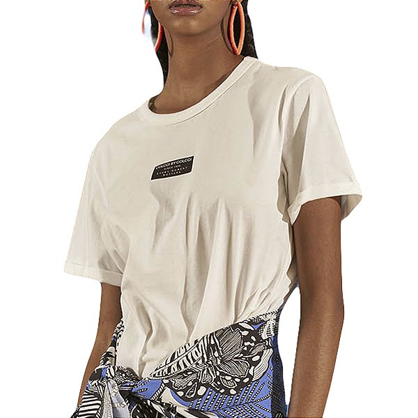 Camiseta Colcci Every Moment Off Shell Feminino