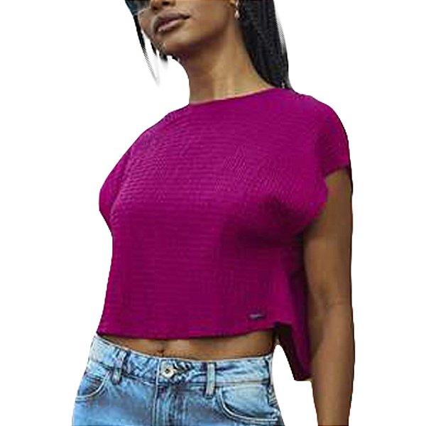 Camiseta Colcci Comfort Rosa Feminino