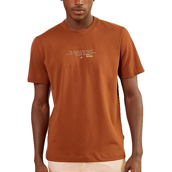 Camiseta Forum Box Marrom Masculino