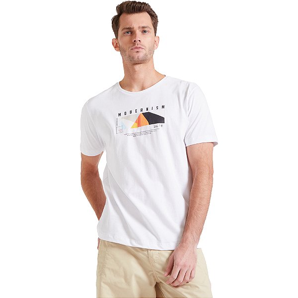 Camiseta Forum Modernism V23 Branco Masculino