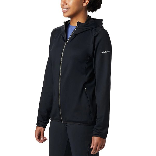 Jaqueta Columbia Fleece Windgates Feminina Preta