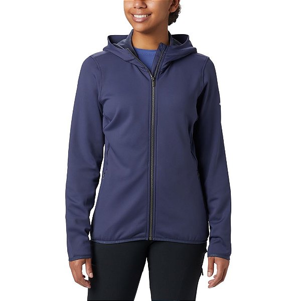 Jaqueta Columbia Fleece Windgates Feminina Azul Marinho