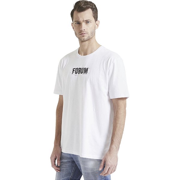 Camiseta Forum New Box V23 Branco Masculino