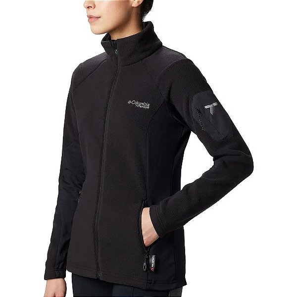 Jaqueta Columbia Fleece Titan Pass 2.0 II Preta Feminina