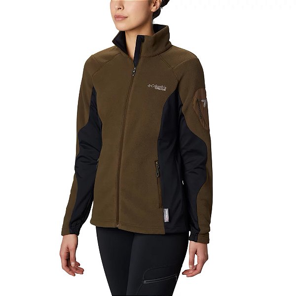 Jaqueta Columbia Fleece Titan Pass 2.0 II Verde Feminina