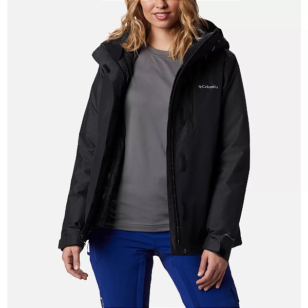 Jaqueta Columbia Whirlibird IV Interchange Preto Feminino