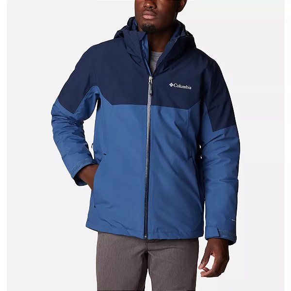 Jaqueta Columbia Cascade Peak IV Interchange Azul Masculina
