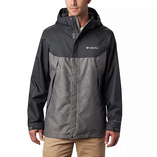 Jaqueta Columbia Mill Spire II Cinza e Preta Masculina