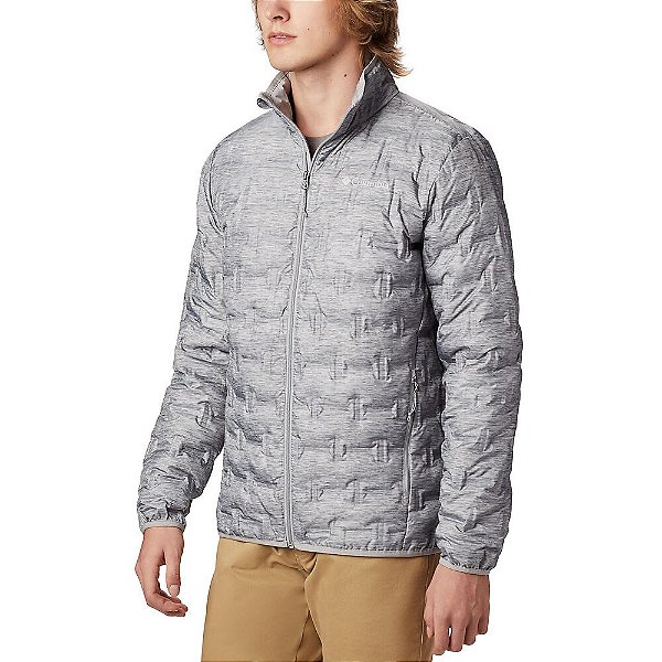 Jaqueta Columbia Down Delta Ridge Cinza Masculina