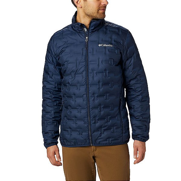 Jaqueta Columbia Down Delta Ridge Azul Masculina