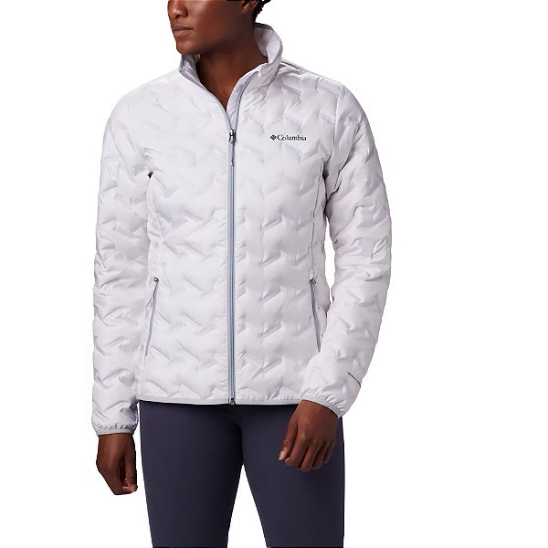 Jaqueta Columbia Delta Ridge Down Branco Feminina