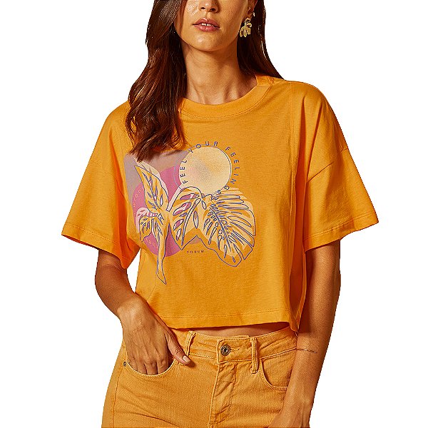 Camiseta Forum Laranja Feminino