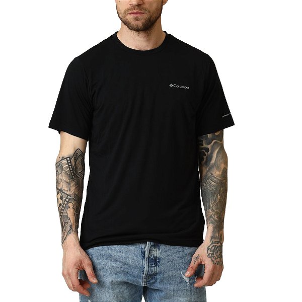 Camiseta Columbia Logo Maxtrail Preto Masculino