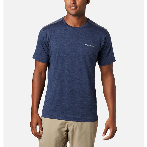 Camiseta Columbia Tech Trail Crew - Azul Marinho
