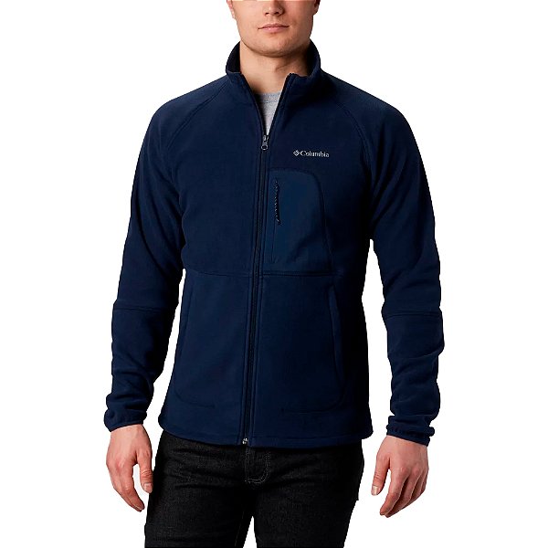 Jaqueta Columbia Rapid Expedition Full Zip Fleece Marinho Masculino