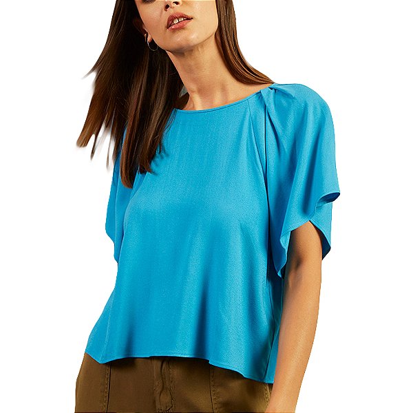 Camiseta Forum Azul Feminino