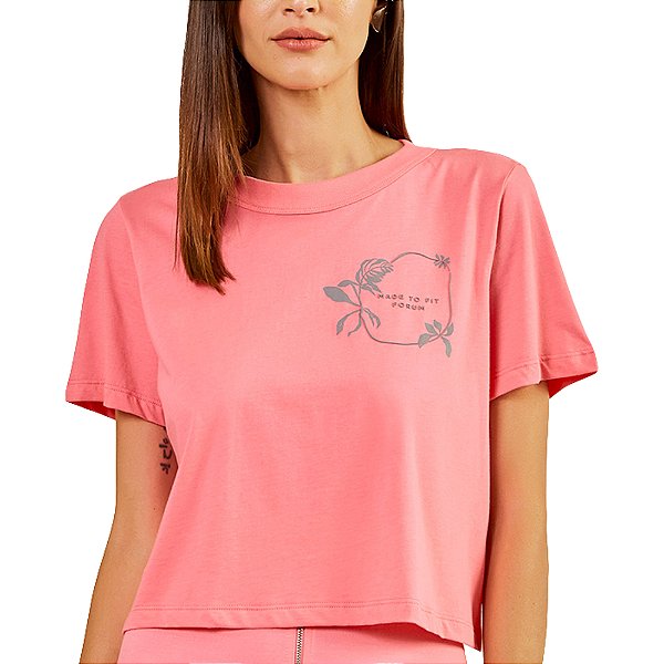 Camiseta Forum Rosa Feminino