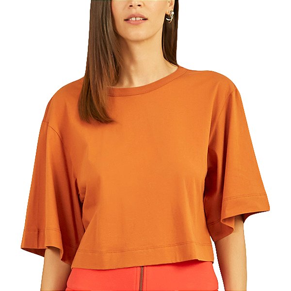 Camiseta Forum Marrom Feminino