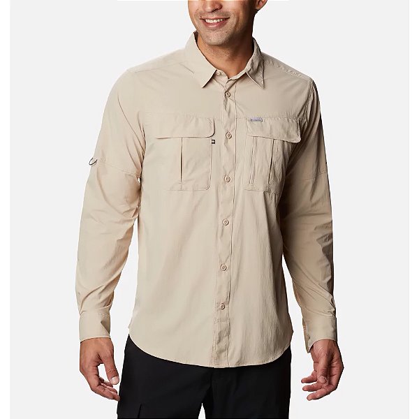 Camisa Columbia Newton Ridge Bege