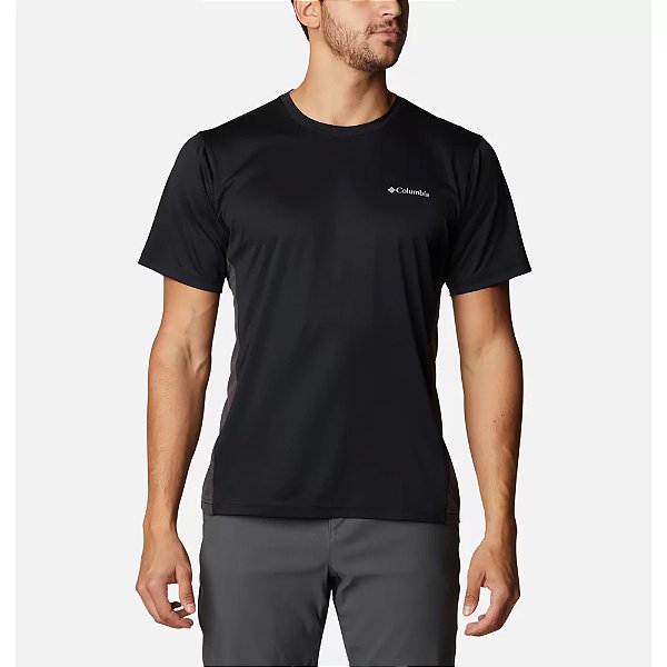 Camiseta Columbia MC Zero Ice Cirro Cool Preto Masculino