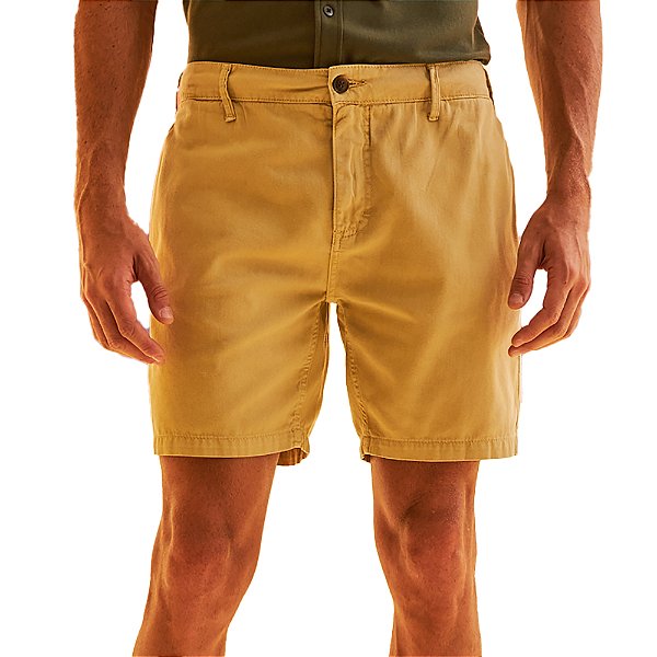 Bermuda Sarja Forum Cae Bege Masculina