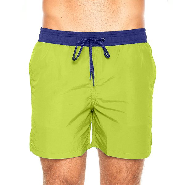 Bermuda Forum Swim Verde e Azul Masculina