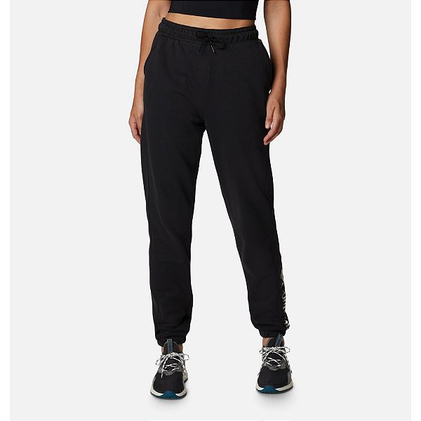 Calça Columbia Logo II French Terry Jog Preto Feminino