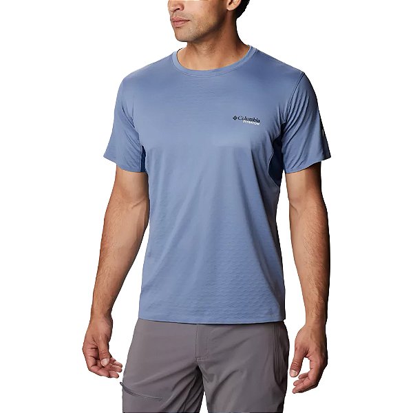 Camiseta Columbia Mazama Trail Azul Masculino