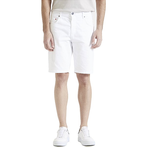 Bermuda Forum Paul Slim V23 Branco Masculino