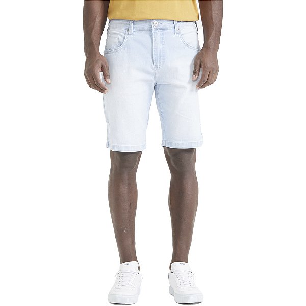 Bermuda Jeans Forum Paul Slim V23 Azul Masculino