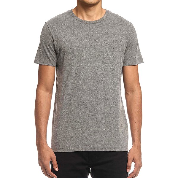 Camiseta Colcci Slim Cinza Masculino