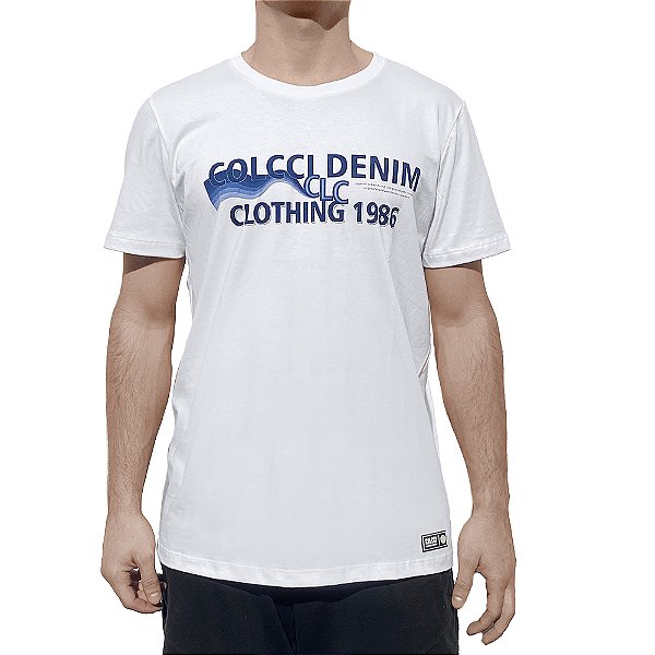 Camiseta Estampada Colcci Slim Branca Masculino