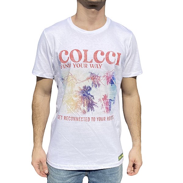 Camiseta Colcci Slim Branca Masculino